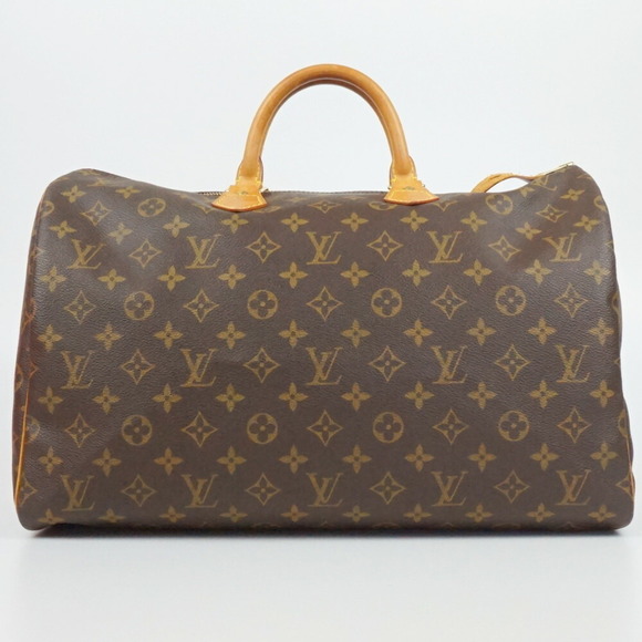 Louis Vuitton Travel Boston Brown Bag Speedy Canvas Monogram - Picture 1 of 8